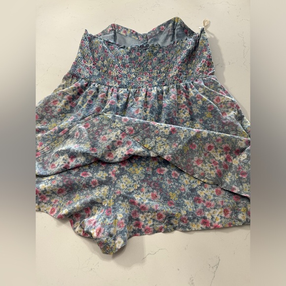 Vintage American Apparel Floral Strapless Romper - Picture 9 of 9